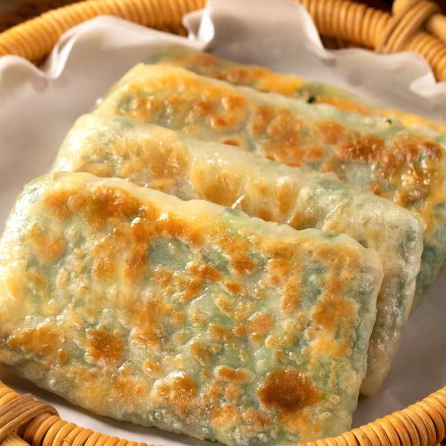 【早餐速食】韭菜盒子纸皮薄皮馅饼上班族学生懒人营养锅贴半成品