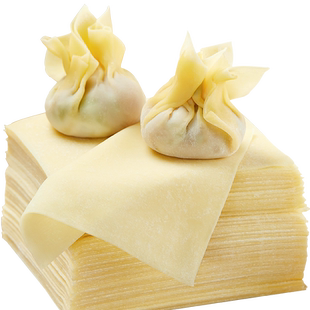 馄饨皮超薄儿童家用混沌全麦港式小云吞皮沙县小吃速冻饺子皮批发