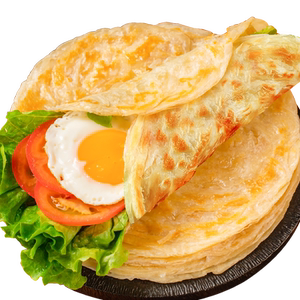 手抓饼儿童快速早餐半成品食品面饼皮煎饼卷饼春饼批发商用旗舰店
