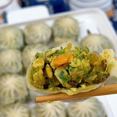 懒人早饭白面薄皮包子营养早餐小笼包上班族初中生河南小吃半成品