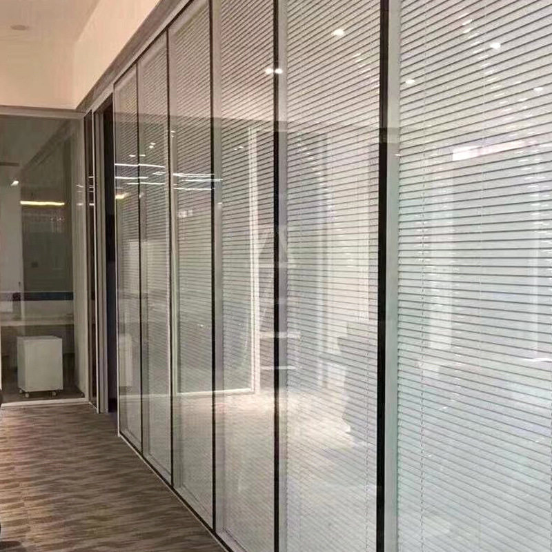 培训室隔断墙高隔间铝合金80型酒店办公室内单面玻璃隔断