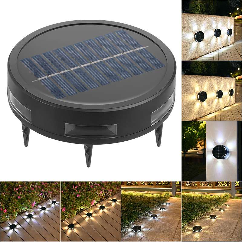 太阳能地埋灯户外防水LED插地草坪灯新款花园景观庭院洗墙灯壁灯