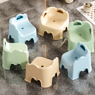 塑料凳子加厚熟胶家用矮凳儿童时尚小板凳浴室茶几换鞋凳圆凳椅子