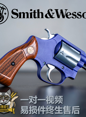 模立方新款m36双联动连发左轮解压科教模型