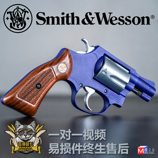 模立方新款 m36双联动连发左轮解压科教模型