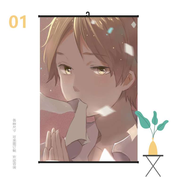 漫展 动漫挂画夏目友人帐无味不变色跨境礼品