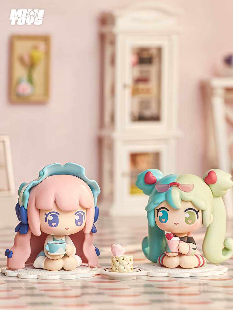 迷你世界少女团大佬请喝茶系列盲盒玩具创意生日礼物手办公仔周边
