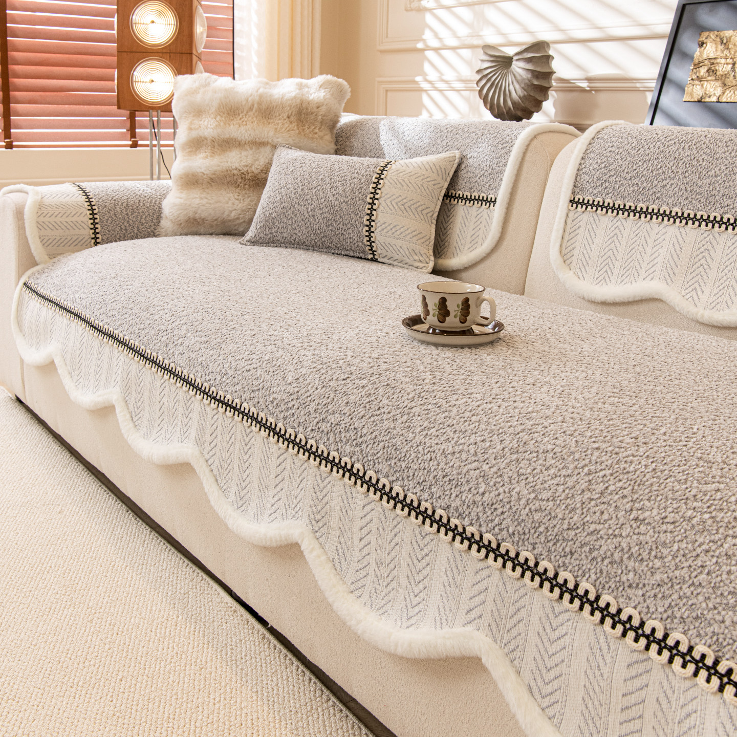 四季通用沙发垫2025新款轻奢高级感沙发坐垫子套罩固定防滑盖布巾,居家布艺,沙发垫,淘宝优惠券,粉丝福利购,淘宝优惠卷