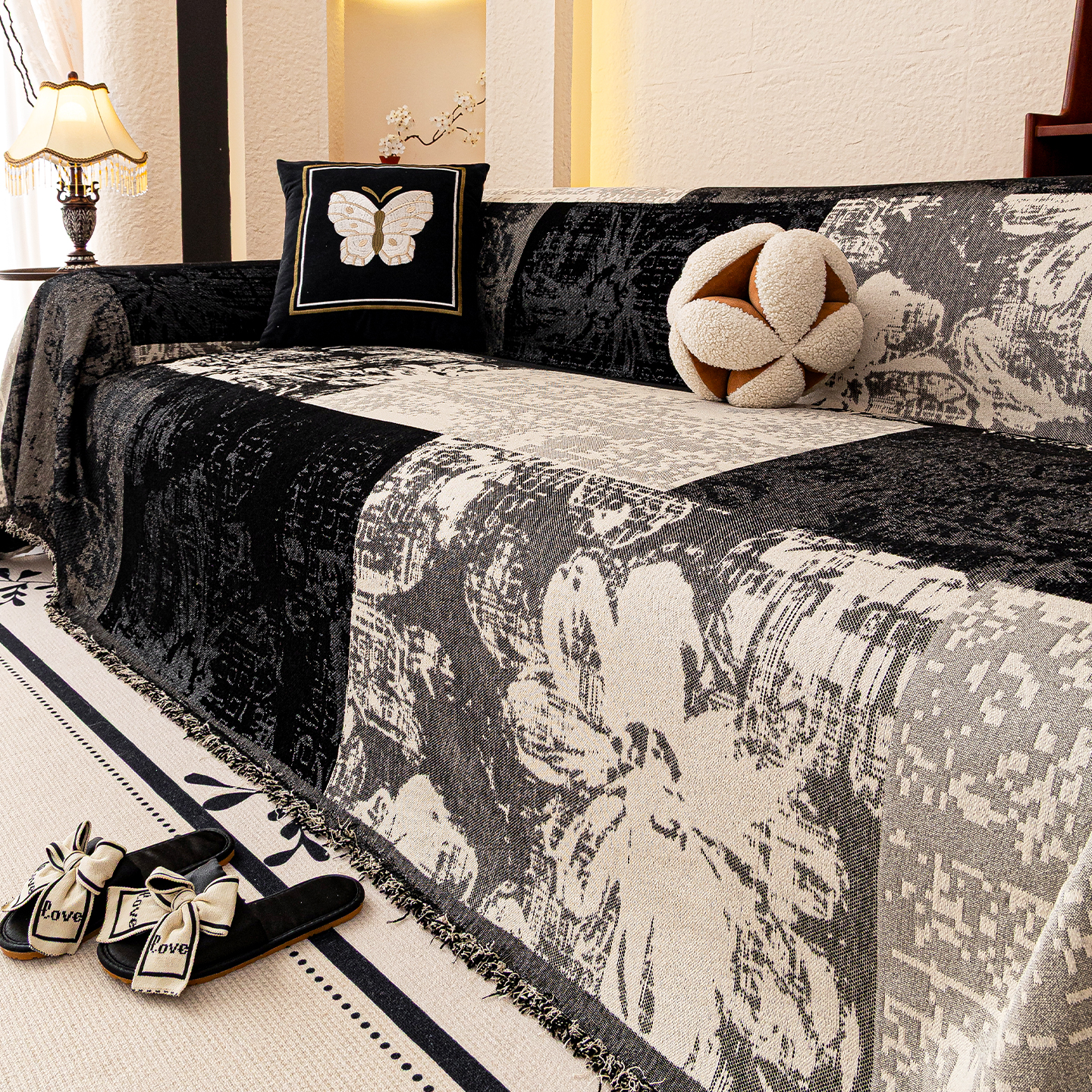 四季通用沙发巾一整张全盖