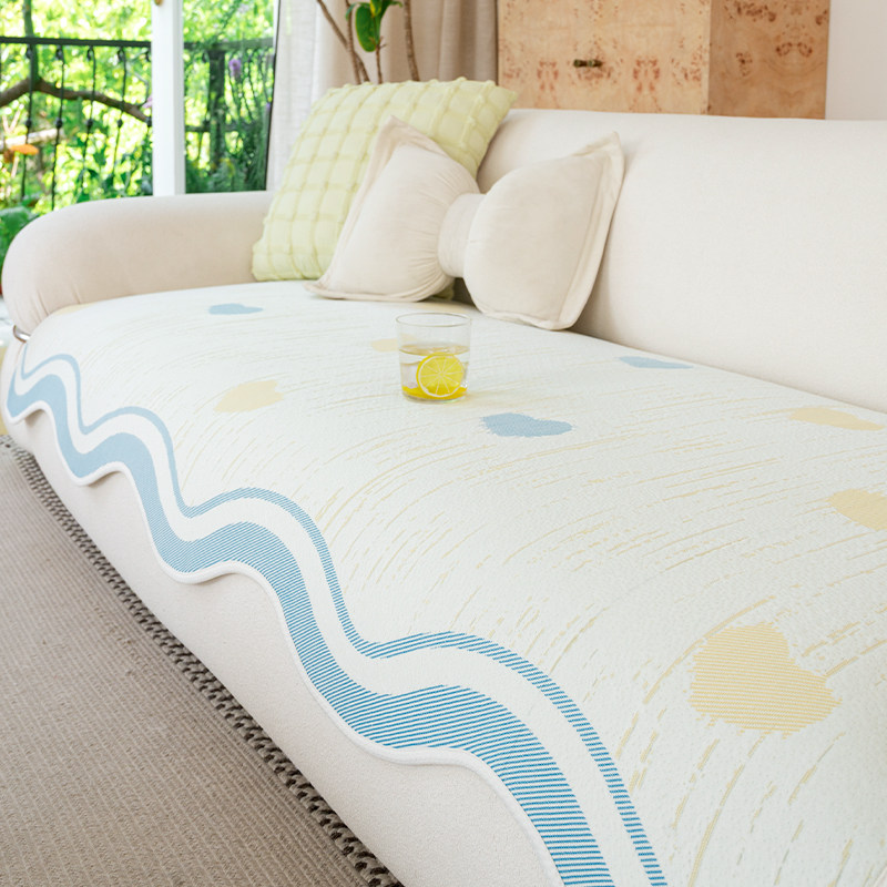 夏季冰丝沙发垫2025新款直排皮沙发凉席坐垫子凉感沙发盖布套罩,居家布艺,沙发垫,淘宝优惠券,粉丝福利购,淘宝优惠卷