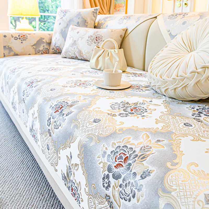 雪尼尔不起球简约现代组合沙发