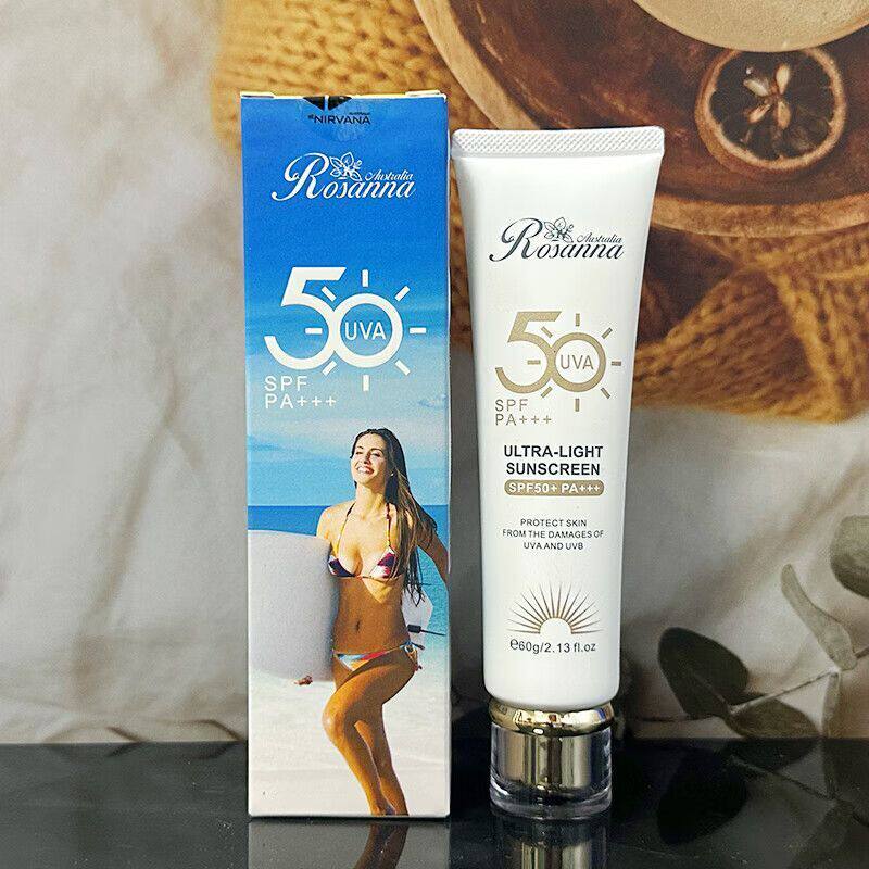 诺珊娜澳洲进口轻透防晒霜清爽不油腻全身男女士防汗防水防晒霜