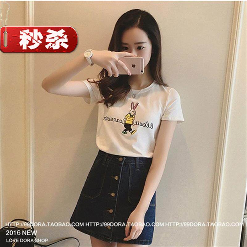 2019春夏装新款韩版L修身口袋单排扣牛仔裙a字裙半身短裙女|msdalam kategori Butik wanita / wanita, skirt - dari Buy2taobao.com untuk memberikan perkhidmatan ejen Taobao profesional membeli