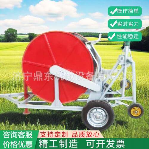 卷盘式桁架喷灌机 农用全自动卷管式移动节能喷灌设备 绞盘喷灌机