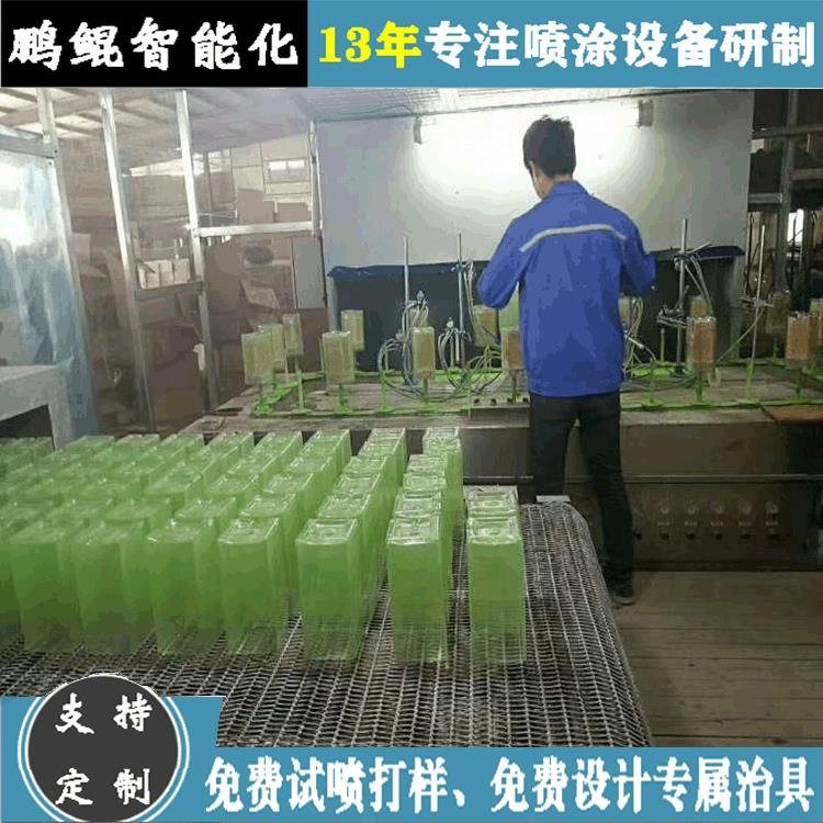 东莞鹏鲲厂家直销玻璃杯三轴联动多功能喷涂机 礼品杯自动喷油机