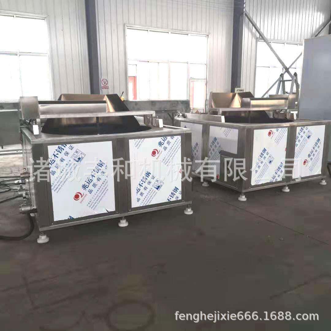多味豆蚕豆油炸机 多种休闲食品加工设备 章鱼丸子油炸机