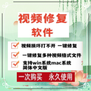 视频修复软件损坏MP4视频 摄像单反断电损坏 MDT短片修复导出工具