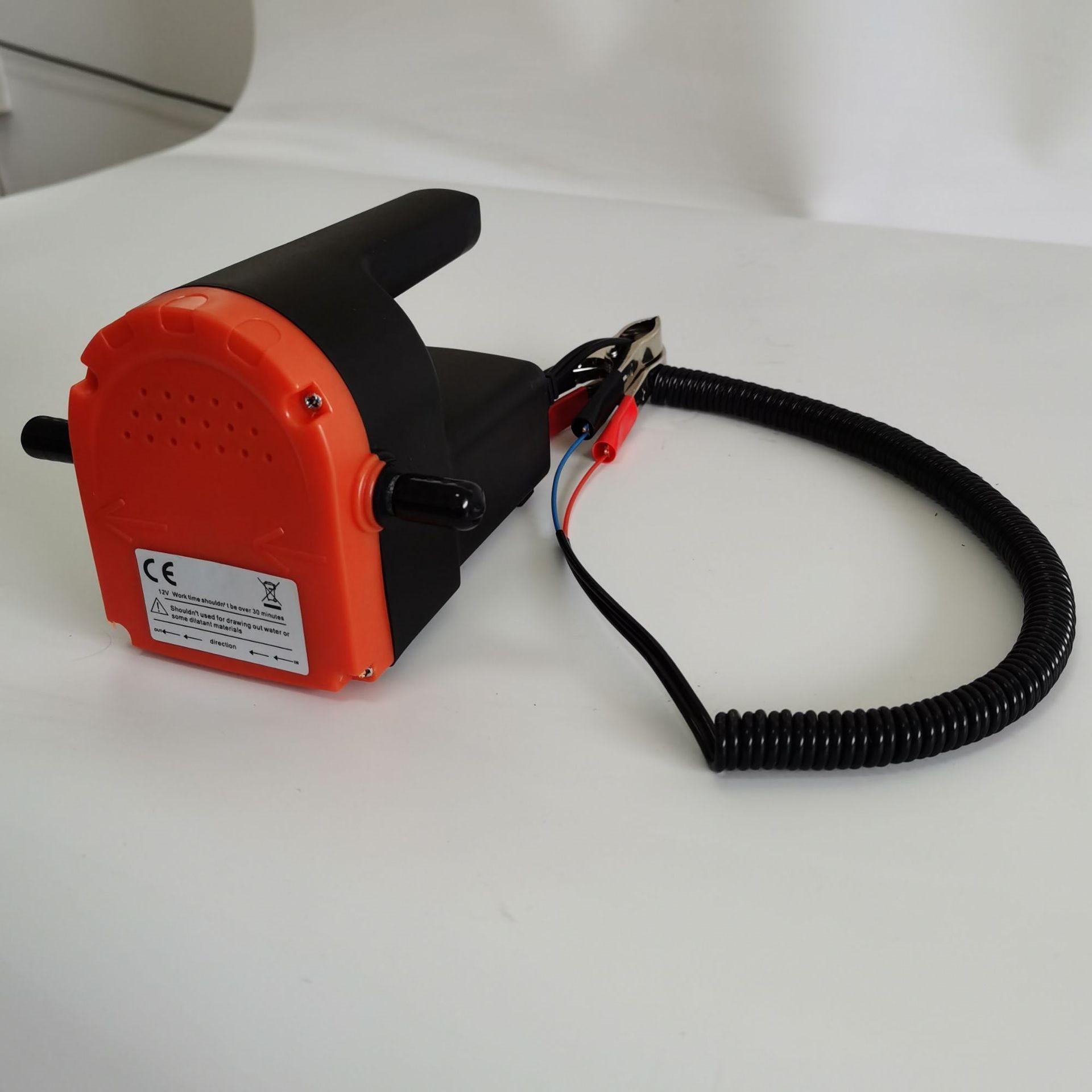 12v/24v 微型电动塑料齿轮泵抽柴油机油液压油油泵手持式汽修工具