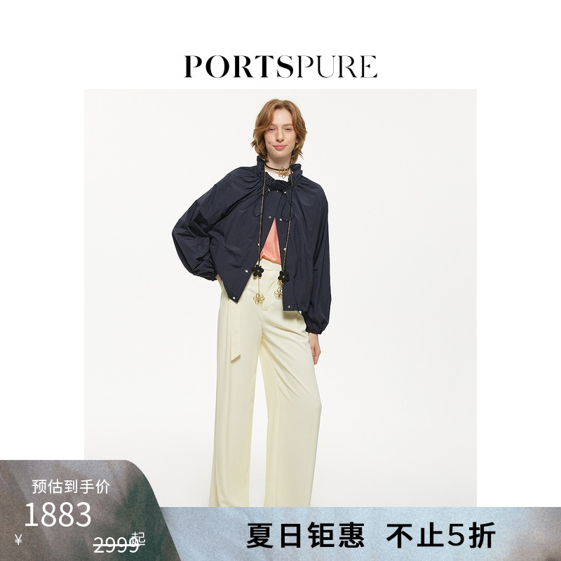 PORTSPURE不规则肌理感短外套