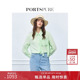 淡人穿搭可拆卸编织口袋衬衫 宝姿PORTSPURE女装 舒适经典