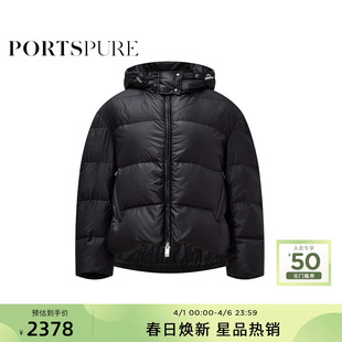 温暖连帽羽绒服RT9U212UWP034 宝姿PORTSPURE女装