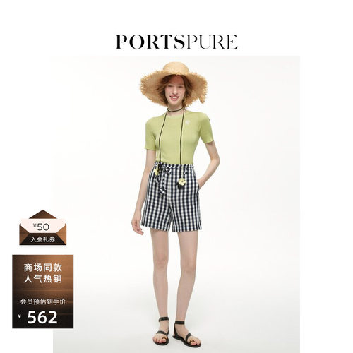 PORTSPURE针织短袖T恤