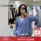 宝姿PORTSPURE女装 2025秋冬新品 元 商场同款 气温柔V领针织开衫