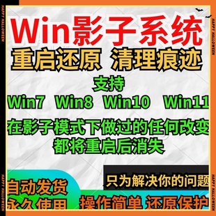 影子系统重启还原冰点影子卫士电脑一键还原网吧系统家用影子精灵