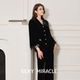 SILKY MIRACLE丝绒蕾丝睡衣Oriental真丝家居服高级氛围感外穿女