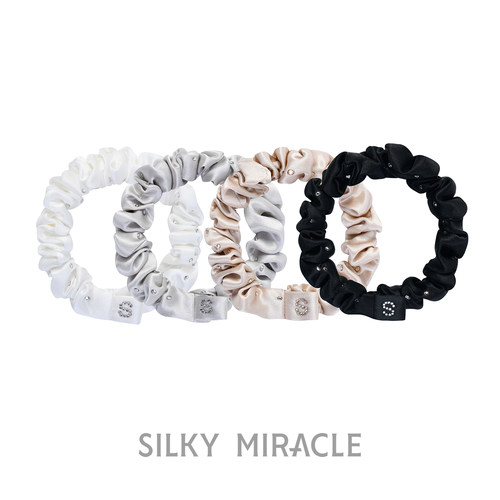 SILKYMIRACLE真丝头花组合装