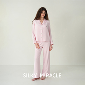 SILKY MIRACLE真丝睡衣女RENAISSANCE重绉桑蚕丝家居服套装 可外穿