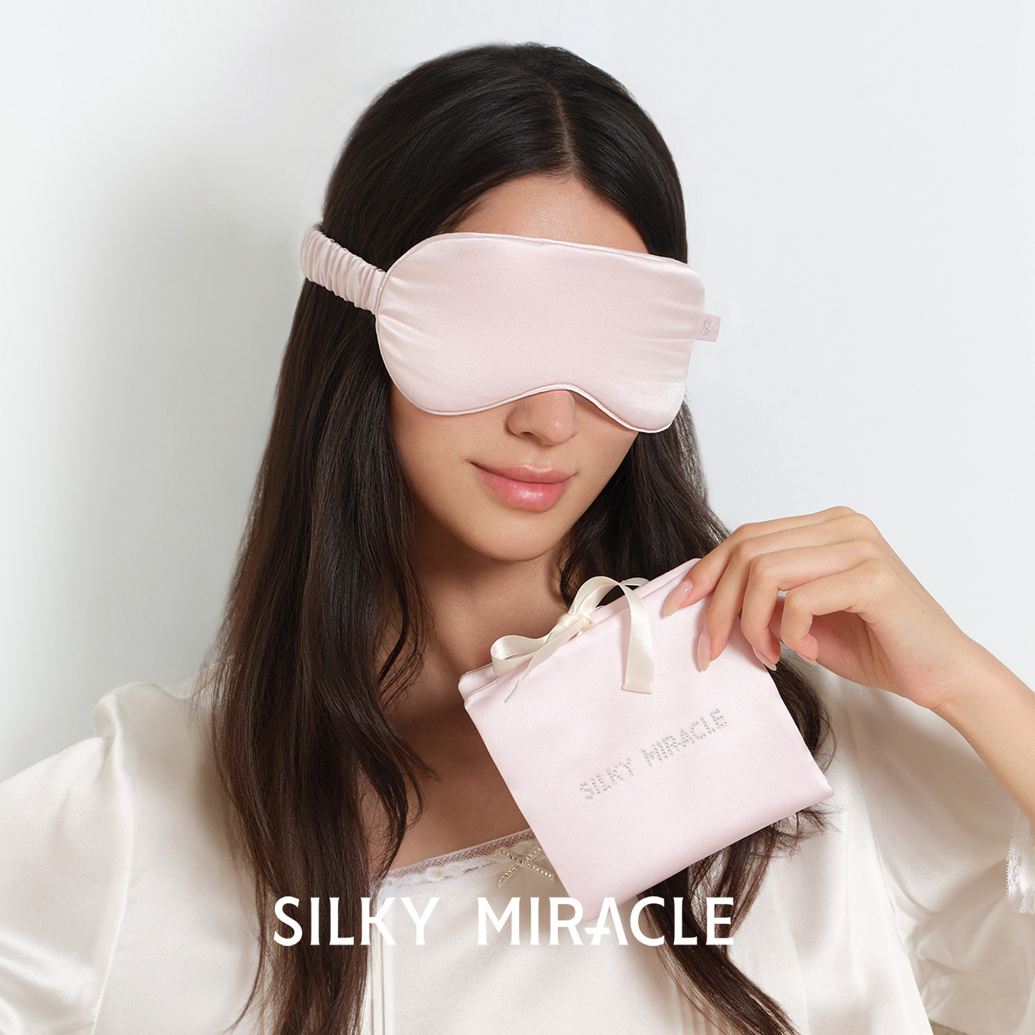SILKY MIRACLE真丝眼罩Pearl系列桑蚕丝旅行眼罩礼物包套组