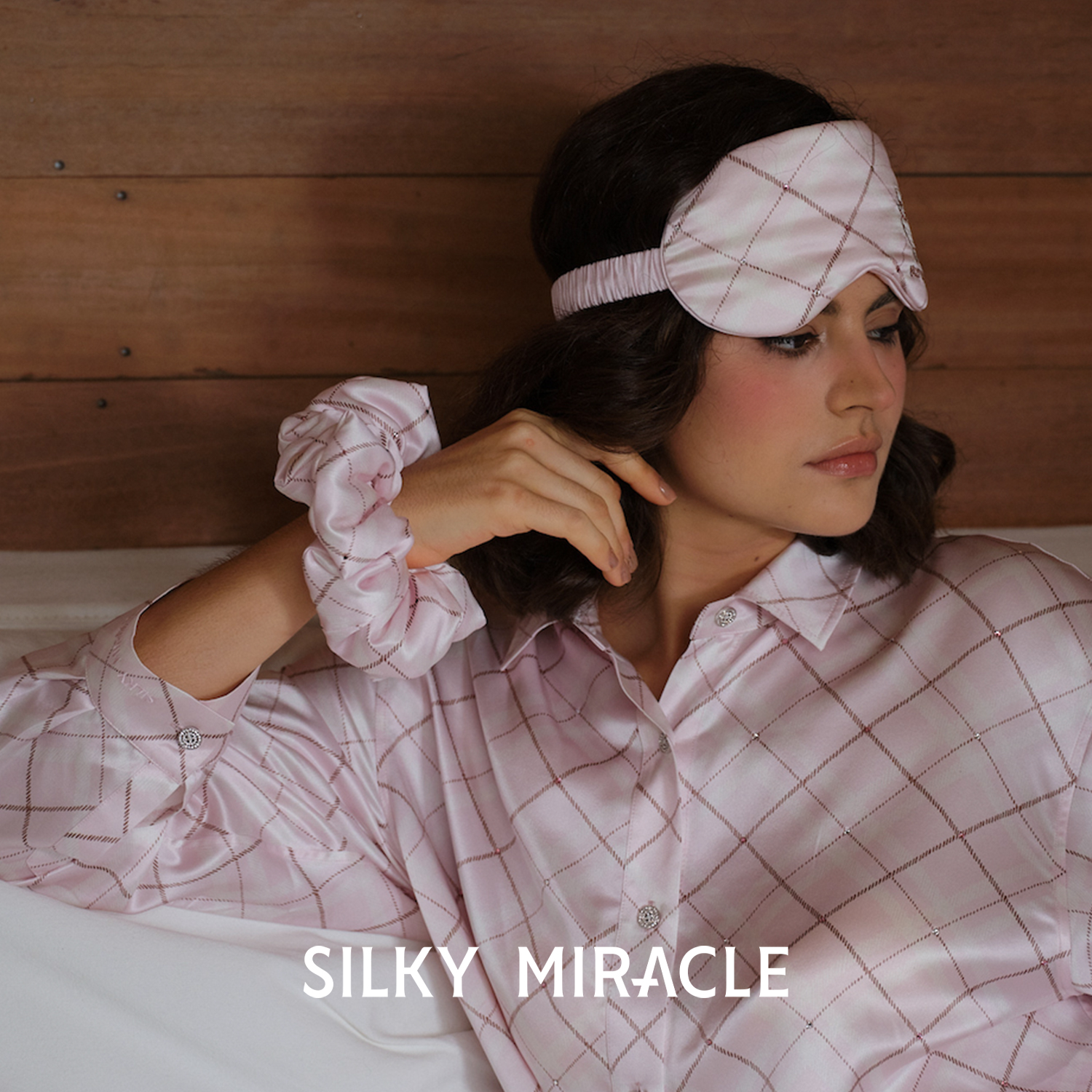 泡芙真丝水晶发圈高级感头花