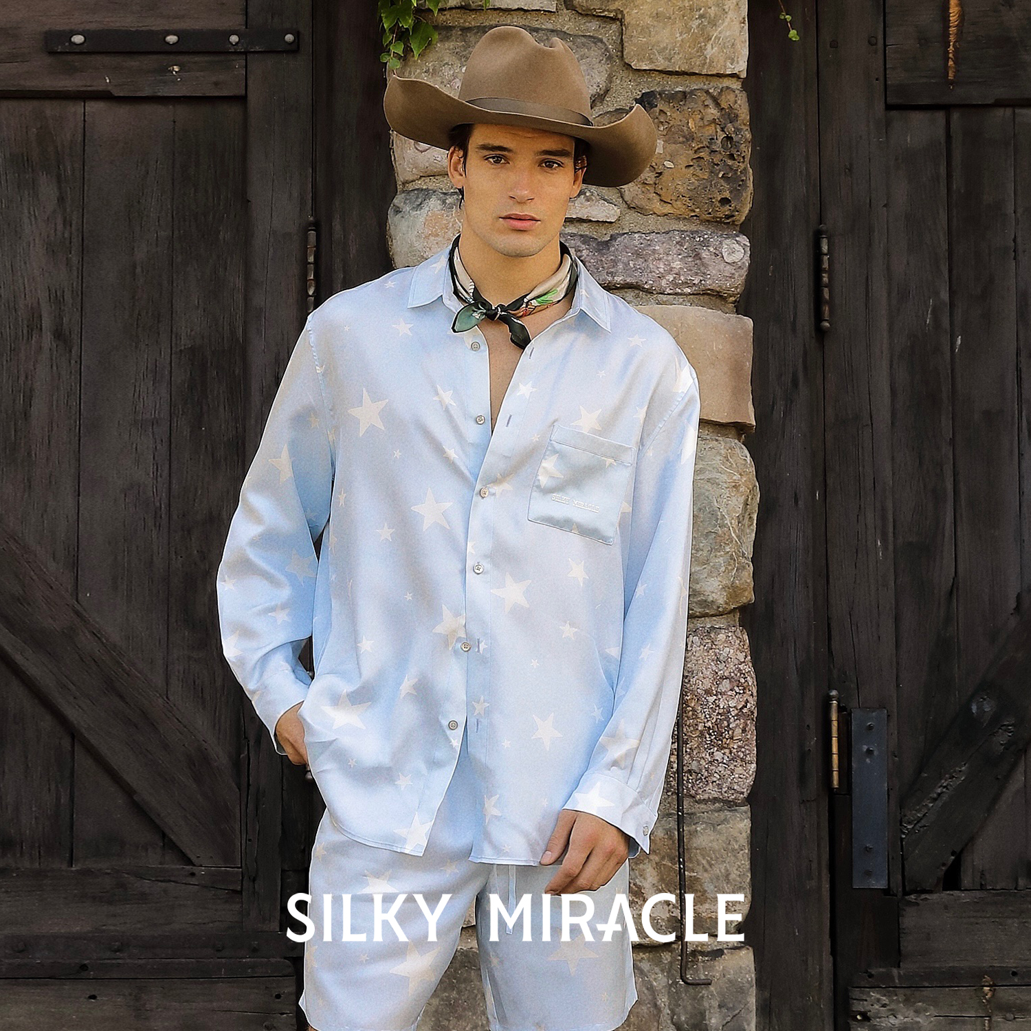 真丝衬衫SILKYMIRACLE男