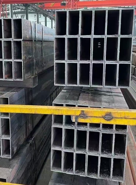 Q355B无缝方管冷拉方通 Q345B抽拉空心方钢套管 大口径扁方管切i.