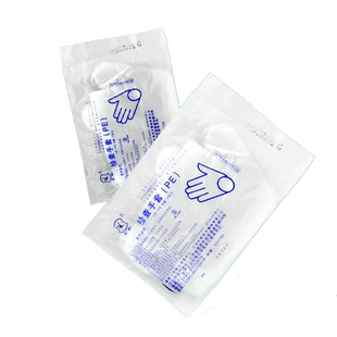 医用PE检查手套 一次性使用塑料薄膜手套透明吃龙虾美容美发手套