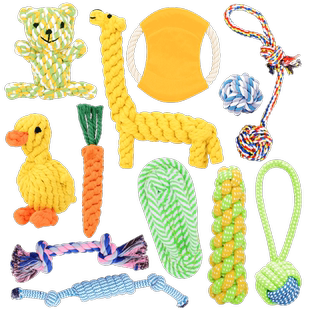 狗狗玩具磨牙棒耐咬绳结幼小中型犬拖鞋泰迪金毛比熊解闷宠物用品