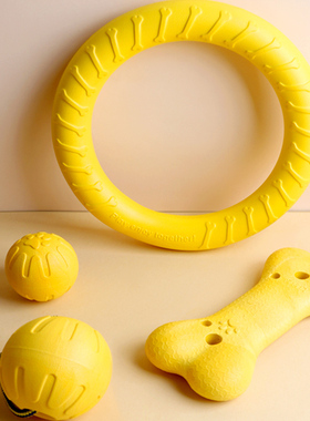 狗狗玩具解闷神器互动圆环磨牙耐咬狗金毛泰迪大小型犬拉环狗用品