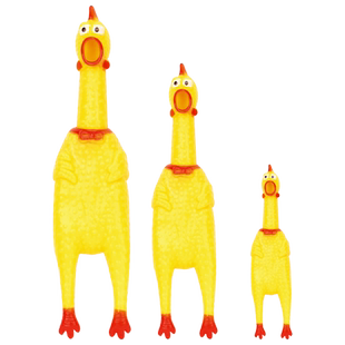 惨叫鸡尖叫鸡玩具解压发声怪叫鸡发泄鸡会叫的鸡狗狗宠物耐咬玩具