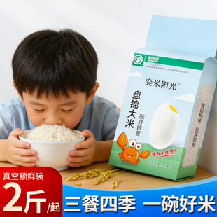 珍珠米2斤小包装胚芽米蟹田盘锦大米1kg起东北农家粳米2025年新米