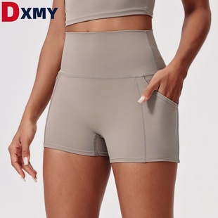 新款高腰提臀运动裤健身骑行裤瑜伽大码打底短裤三分裤女外穿夏季