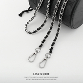 适用mlb水桶包改造斜挎链条nano香水包改装 腋下包链子肩带包带子