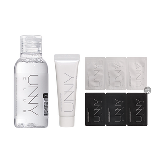 【U先试用】UNNY卸妆水100ml隔离10ml粉底液2.0三联包旅行装便携