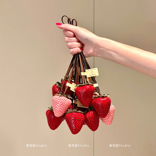 草莓创意包包配饰百搭青春活力
