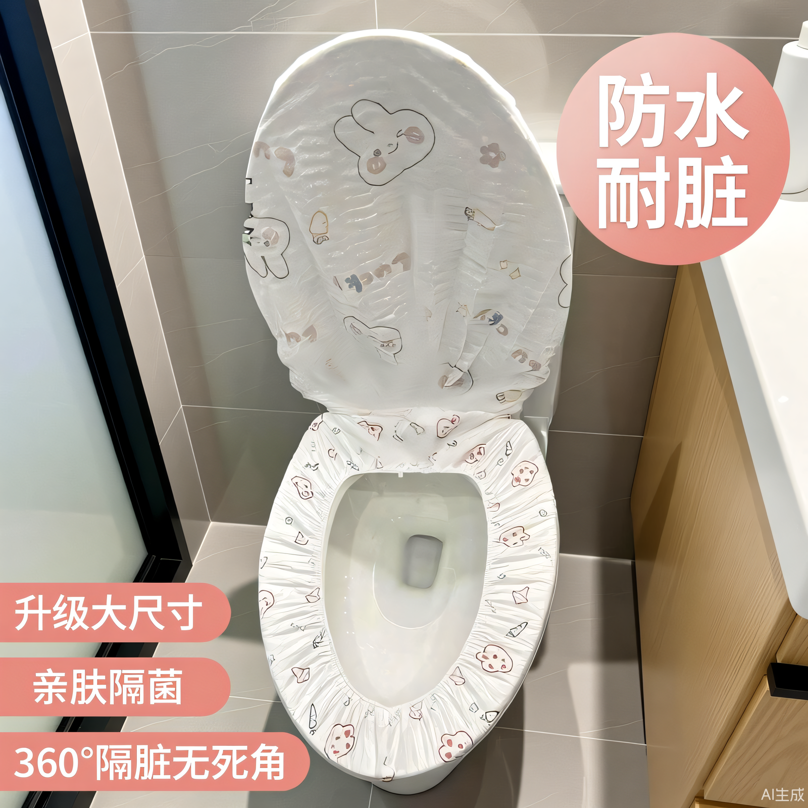 一次性马桶垫套入式旅行酒店用