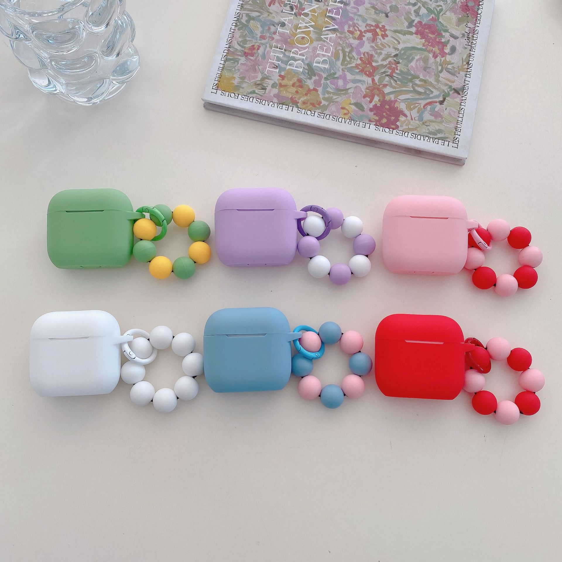 日本品质新款适用airpods4保护套苹果pro2硅胶蓝牙耳机壳流苏手串