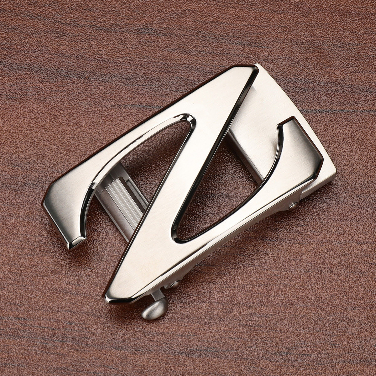 欧亚尼杰皮带扣头Z字裤带头单卖钛钢腰带扣夹扣卡扣配件平滑针扣