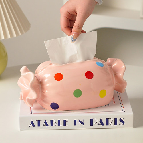 【小红书推荐】陶瓷糖果纸巾盒