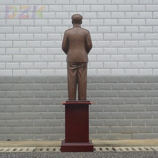 饰摆.2 公司大厅办公大厅装 110cm紫铜开国大典像 毛主席纯铜站像