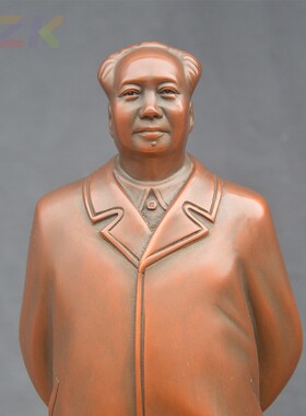 29cm 39cm主席紫铜风衣像 毛爷爷摆件嘉奖礼品旅游纪念品.1